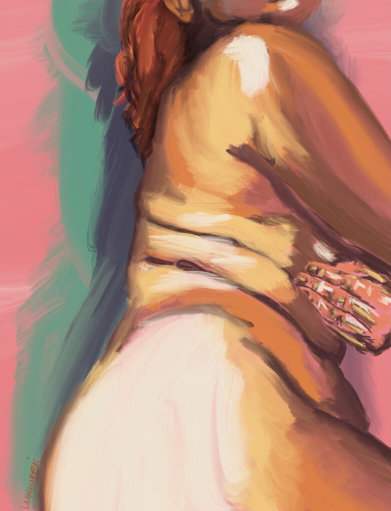 First Frenemy - Digital Illustration by Elizabeth Ehrenpreis First Frenemy - Digital Illustration by Elizabeth Ehrenpreis