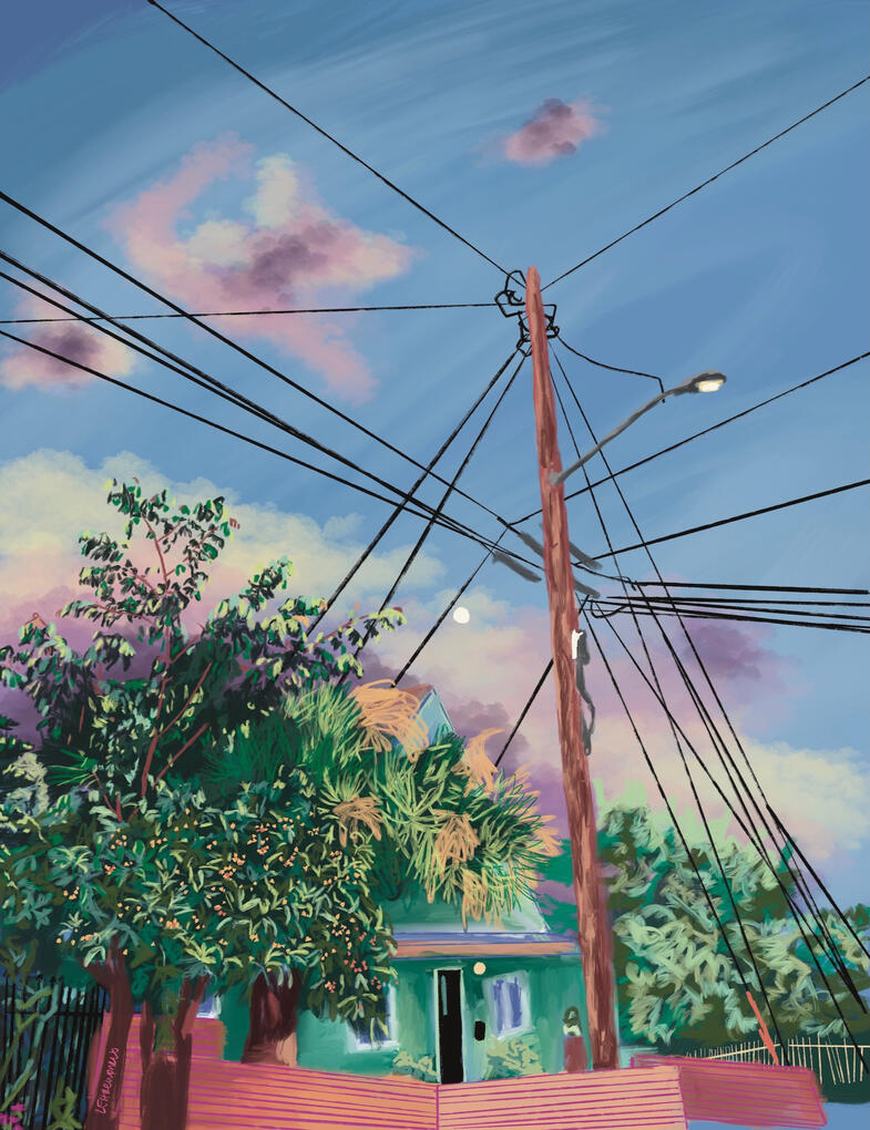 Los Angeles - Digital Illustration by Elizabeth Ehrenpreis Los Angeles - Digital Illustration by Elizabeth Ehrenpreis